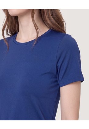 Camiseta Active Regular Para Mujer Azul Ostu