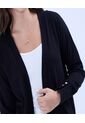 Saco Para Mujer Saco Abierto Color Negro Marca Ostu #40330087 de Ostu