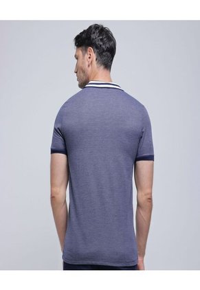 Polo Para Hombre Cuello Tejido Sin Bolsillo Color Azul  Marca Ostu #60110686