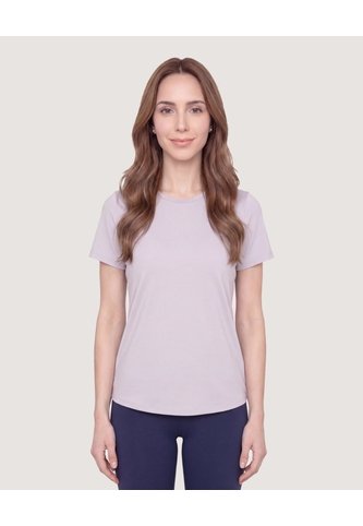 Camiseta Active Regular  Para Mujer Gris Ostu Ostu