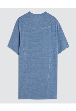 Camiseta Para Hombre Manga Corta Color Azul  Marca Ostu #60091511