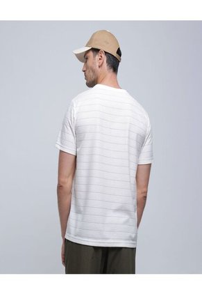 Camiseta Para Hombre Manga Corta Color Crema Marca Ostu #60091337