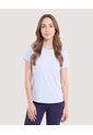 Camiseta Active Regular  Para Mujer Celeste Ostu de Ostu