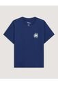 Camiseta  Para Hombre Manga Corta Cuello Redondo Color Azul Marca Ostu #60091916 de Ostu