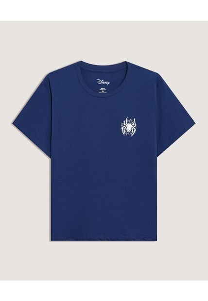 Camiseta  Para Hombre Manga Corta Cuello Redondo Color Azul Marca Ostu #60091916