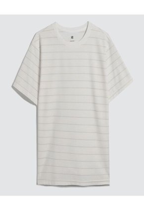 Camiseta Para Hombre Manga Corta Color Crema Marca Ostu #60091337