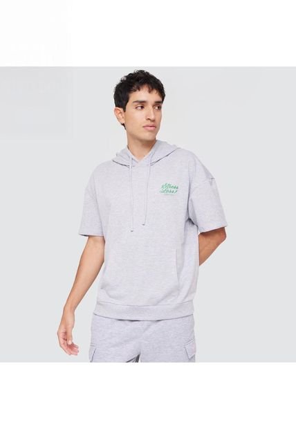 Buzo Para Hombre Hoodie Color Gris  Marca Ostu #60060224