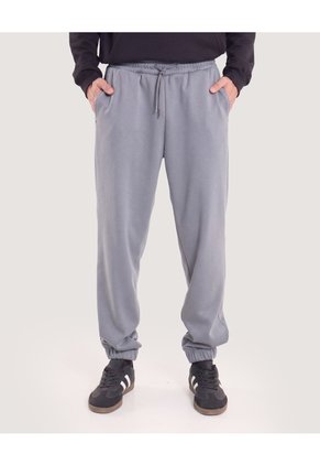 Jogger Con Bolsillos Para Hombre Gris Ostu