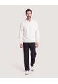 Buzo Polo Essential  Para Hombre Crema Ostu de Ostu