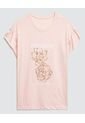 Camiseta Para Mujer Manga Corta Color Rosado  Marca Ostu #40091539 de Ostu