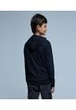 Buzo Para  Niño Ostu Color Negro Material Poliester 65% Algodon 35% de Ostu