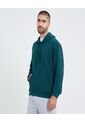 Buzo Para Hombre Hoodie Color Verde  Marca Ostu #60060389 de Ostu