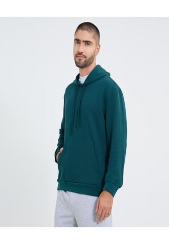 Buzo Para Hombre Hoodie Color Verde  Marca Ostu #60060389 Ostu
