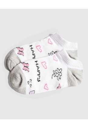 Medias Infantil Niña Invisible Color Negro Marca Ostu #90980122