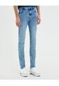 Jean Para Hombre Skinny Color Azul Marca Ostu #60160425 de Ostu