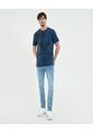 Jean Para Hombre Skinny Color Azul Marca Ostu #60160425 de Ostu