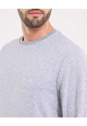 Buzo Para Hombre Cuello Redondo Color Gris  Marca Ostu #60060375
