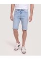Bermuda Slim Essential Denim  Para Hombre Azul Ostu de Ostu