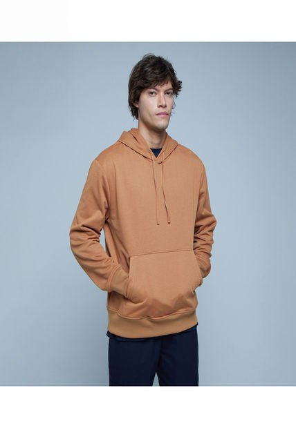 Buzo Para Hombre Hoodie Color Café  Marca Ostu #60060399