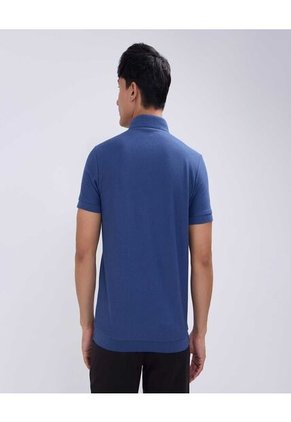 Polo Para Hombre Cuello Tejido Sin Bolsillo Color Azul  Marca Ostu #60110729