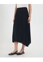Falda Para Mujer Medio Color Negro Marca Ostu #40140167 de Ostu