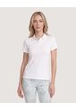 Polo Texturizada Essential  Para Mujer Blanco Ostu de Ostu