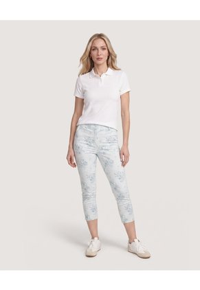 Polo Texturizada Essential Para Mujer Blanco Ostu
