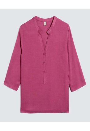 Blusa Para Mujer Manga 3/4 Color Morado Marca Ostu #40120981