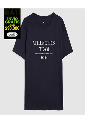 Camiseta Para Hombre Manga Corta Color Azul Oscuro Marca Ostu #60091555 Ostu