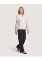 Blusa Escote V Fluida  Para Mujer Blanco Ostu de Ostu