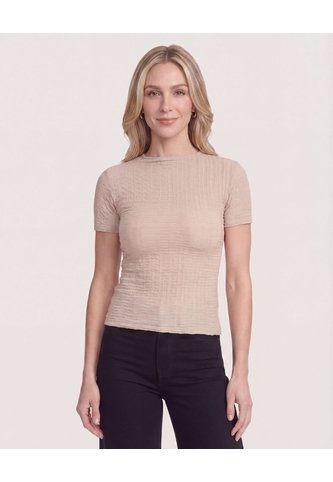 Camiseta Con Textura  Para Mujer Piel Ostu Ostu