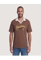 Polo Dust Riders Vintage  Para Hombre Café Ostu de Ostu