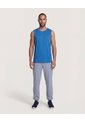 Camiseta Manga Sisa Texturizada  Para Hombre Azul Ostu de Ostu