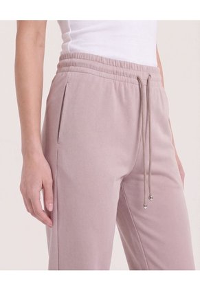 Jogger Unicolor Para Mujer Beige Ostu