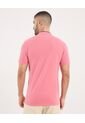 Polo Para Hombre Cuello Mao Sin Bolsillo Color Coral Marca Ostu #60110775 de Ostu