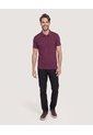 Polo Basica  Para Hombre Vino Ostu de Ostu