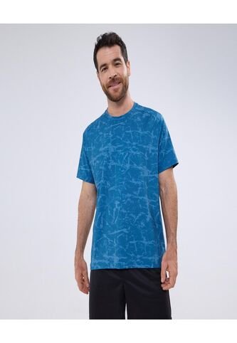 Camiseta Para Hombre Manga Corta Color Azul  Marca Ostu #60091355 Ostu