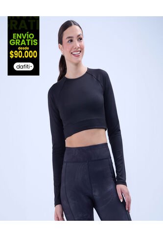 Crop Top Para Mujer Crop Top Color Negro Marca Ostu #40092370 Ostu