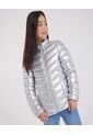 Chaqueta Para Niña Acolchada Color Plata Marca Ostu #90080033 de Ostu
