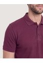 Polo Basica  Para Hombre Vino Ostu de Ostu