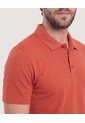 Polo Basica  Para Hombre Naranja Ostu de Ostu