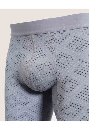 Boxer  Para Hombre Filete Medio Algodón Color Gris Marca Ostu #60000508