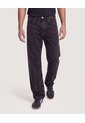 Jean Straight Vintage Wash  Para Hombre Negro Ostu de Ostu