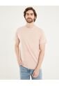 Camiseta Para Hombre Manga Corta Color Rosa Marca Ostu #60091567 de Ostu