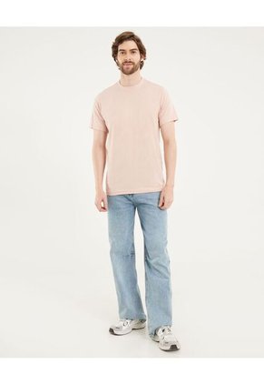 Camiseta Para Hombre Manga Corta Color Rosa Marca Ostu #60091567