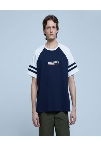 Camiseta Para Hombre Manga Corta Color Azul  Marca Ostu #60091156 Ostu