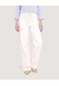 Jean Wide Leg Con Cordón.  Para Mujer Crudo Ostu de Ostu