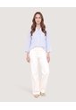 Jean Wide Leg Con Cordón.  Para Mujer Crudo Ostu de Ostu