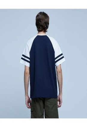 Camiseta Para Hombre Manga Corta Color Azul Marca Ostu #60091156