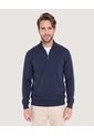 Saco Half Zipper Cuello Alto  Para Hombre Azul Ostu de Ostu